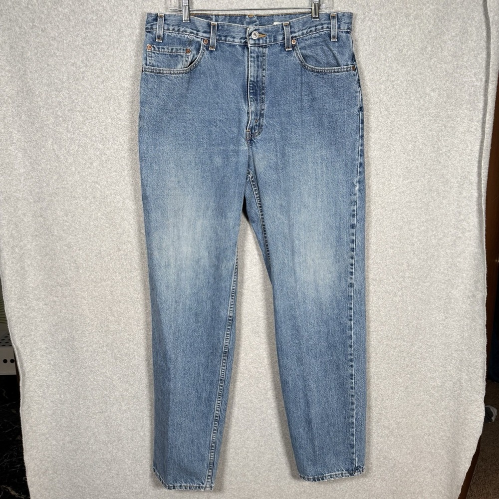 Vintage‎ levi's 550 relaxed fit jeans mens 36 x 32 blue denim pants 90s